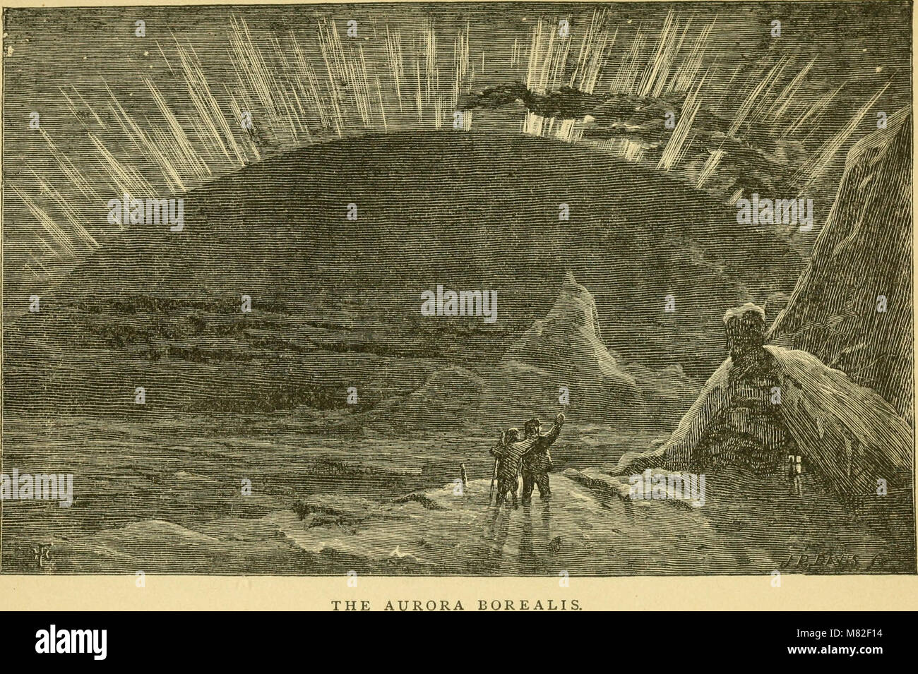 In den kalten Guss - Geschichte eines alten Mannes Abenteuer eines jungen Mannes, die durch Kapitän John Hardy, mariner (1868) (14782802425). Stockfoto