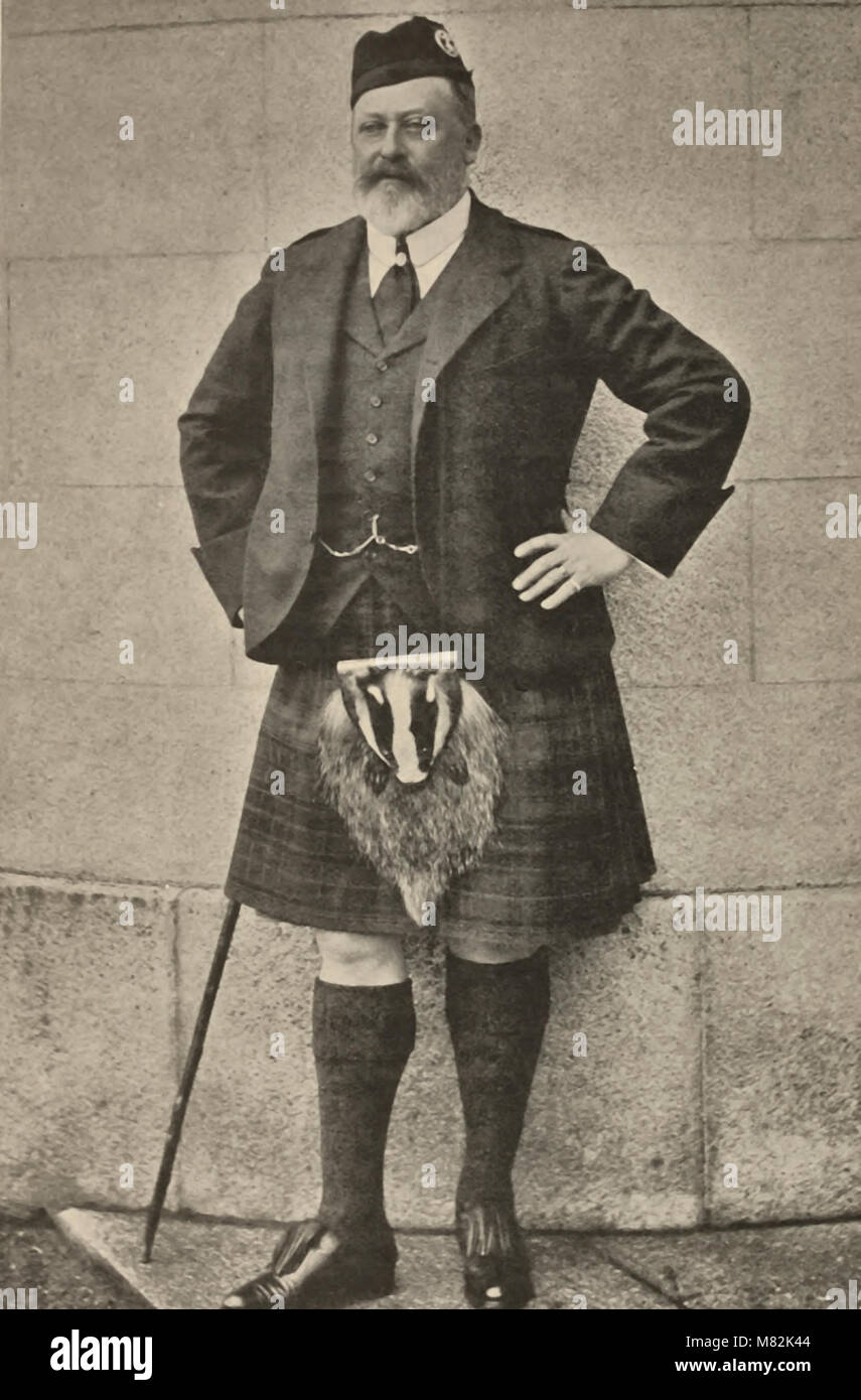 König Edward VII. im Balmoral Stockfoto