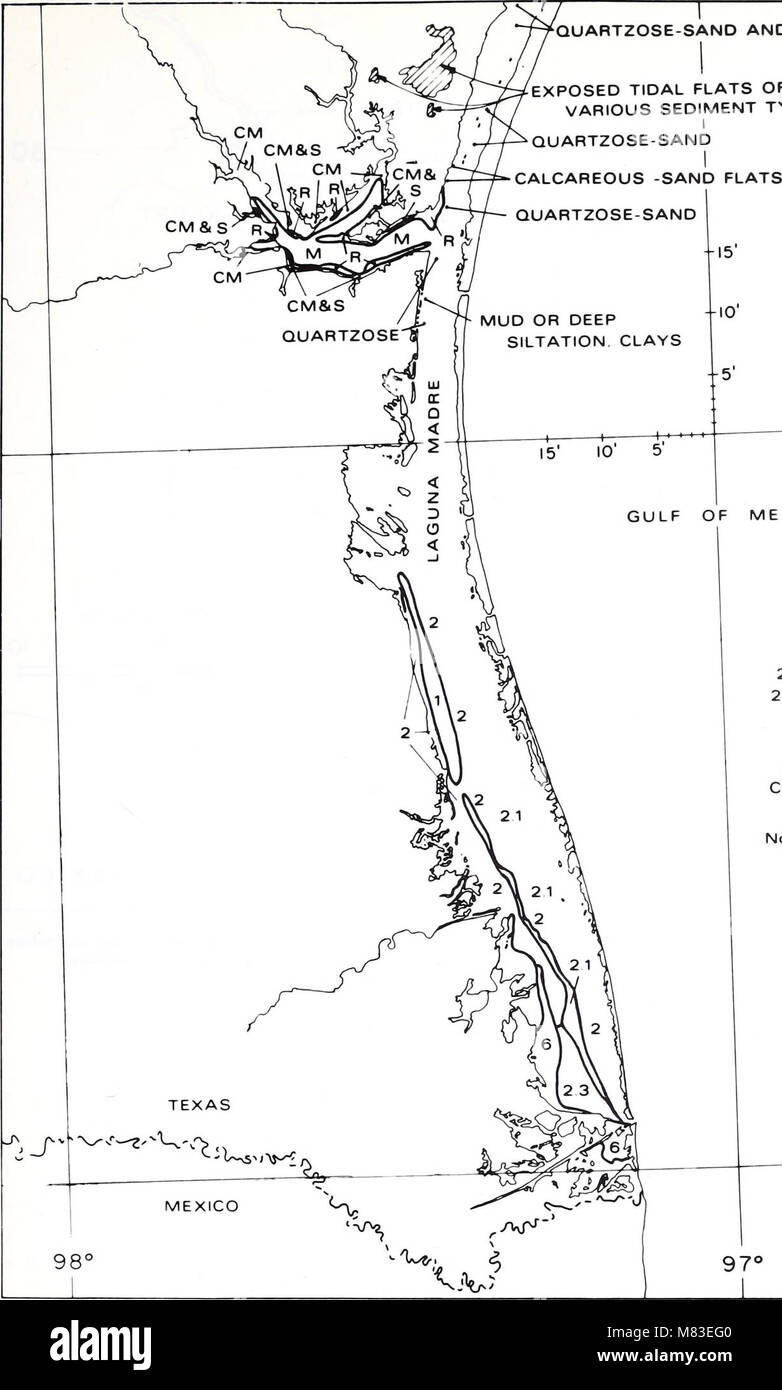 Kooperative Golf von Mexiko Mündungs- bestand und Studie, Texas - Beschreibung - Richard A. Diener (1975) (20077310243) Stockfoto