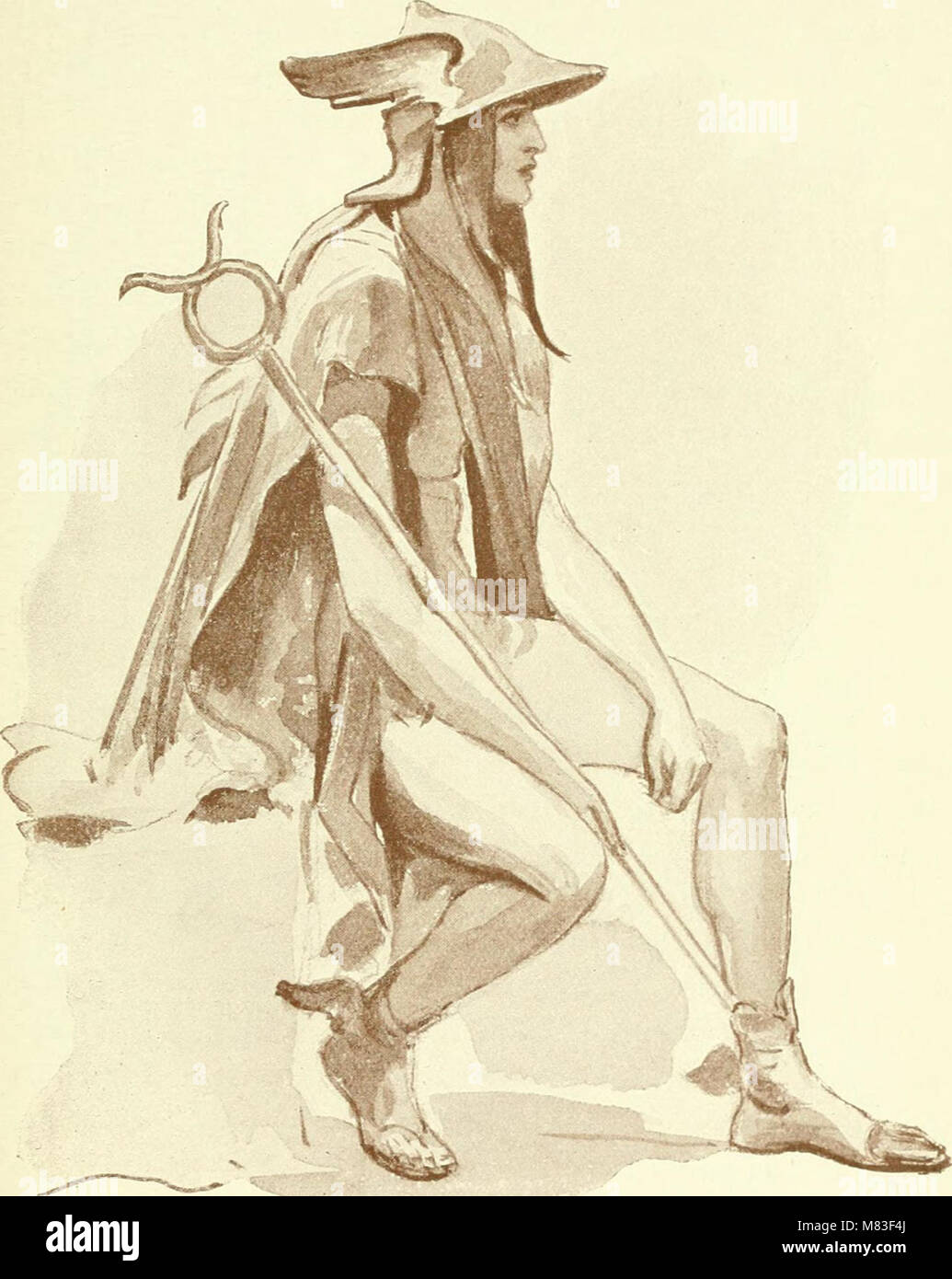 „Kostüm: Fanciful, Historical, and Theatre“ (1906) untersucht die Entwicklung des Kostümdesigns und deckt verschiedene Stile im Theater, historische Epochen und phantasievolles Design bei Aufführungen ab. Stockfoto