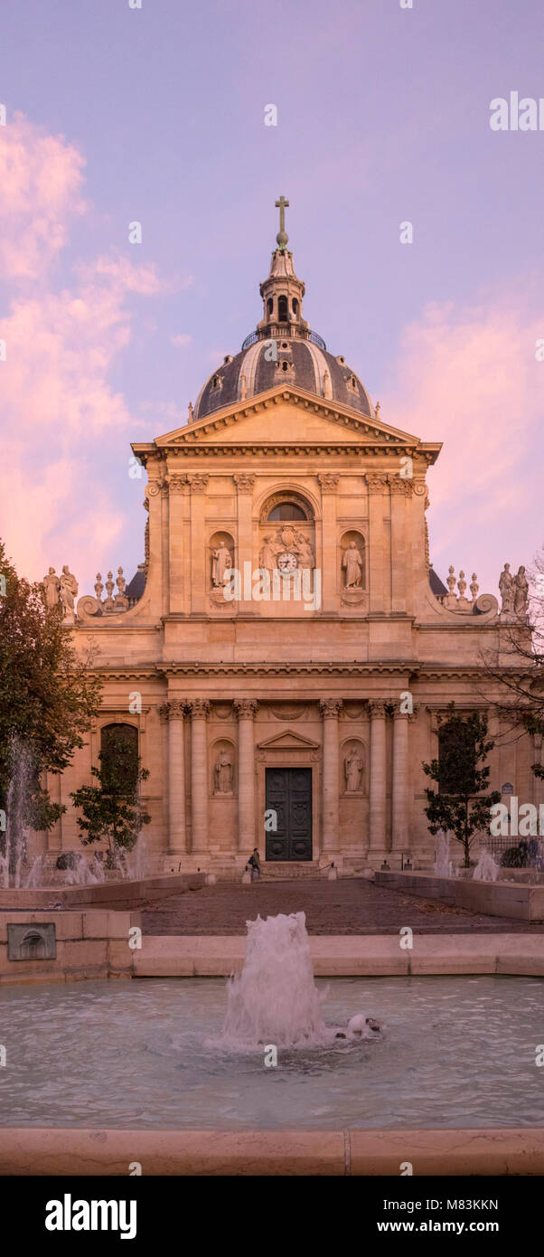 Place de la Sorbonne, Paris, Frankreich Stockfoto