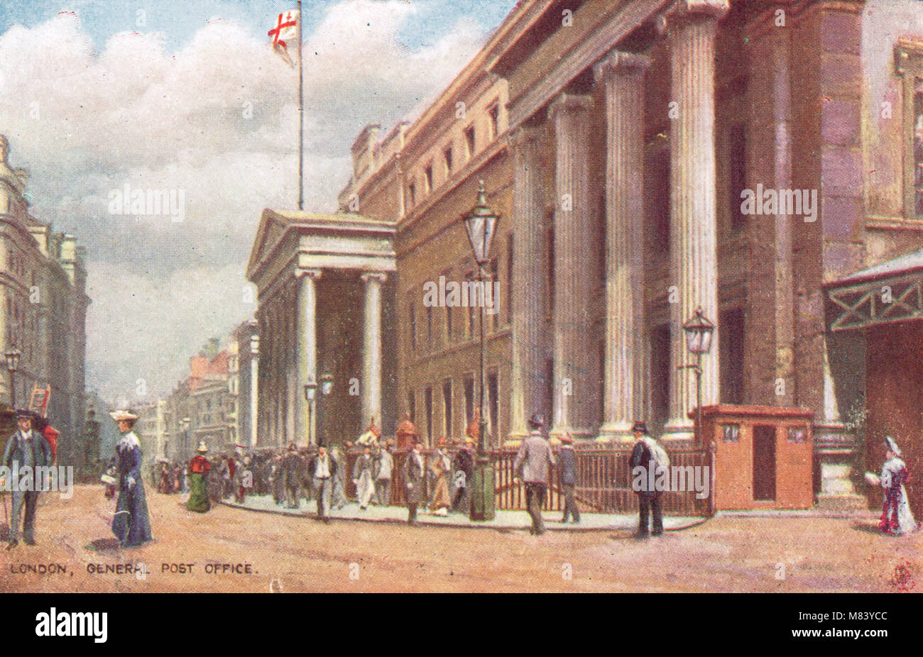 Das General Post Office, London, England, ca. 1905 Stockfoto