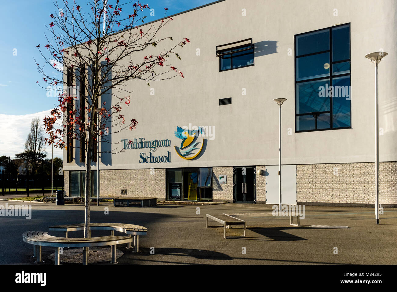 Teddington Schule ist Co-educational School 11 - 18 Schule in Teddington im Londoner Stadtteil Richmond upon Thames, Großbritannien Stockfoto