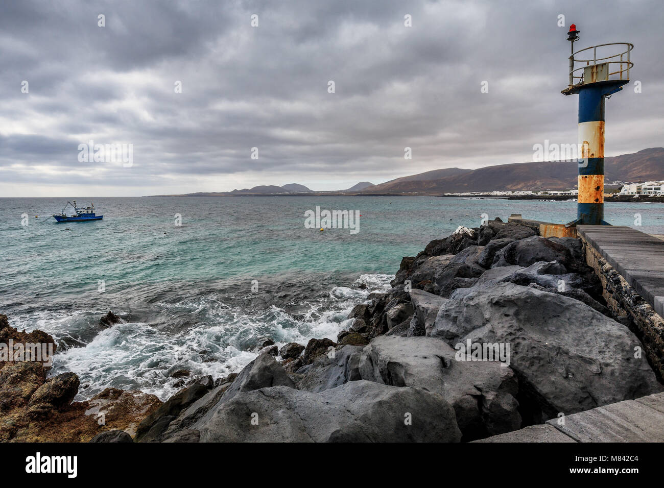Punta Mujeres, Lanzarote, Kanarische Inseln, Spanien Stockfoto