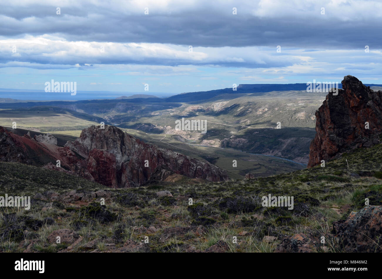 Reserva Nacional Lago Jeinimeni in der Nähe von Lago General Carrera im südlichen Chile Stockfoto