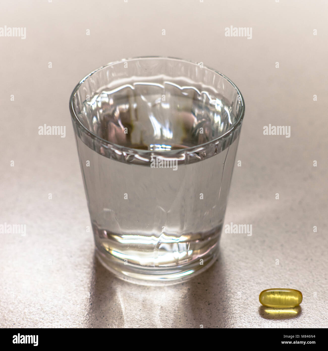 Zeit Medizin zu nehmen Stockfoto
