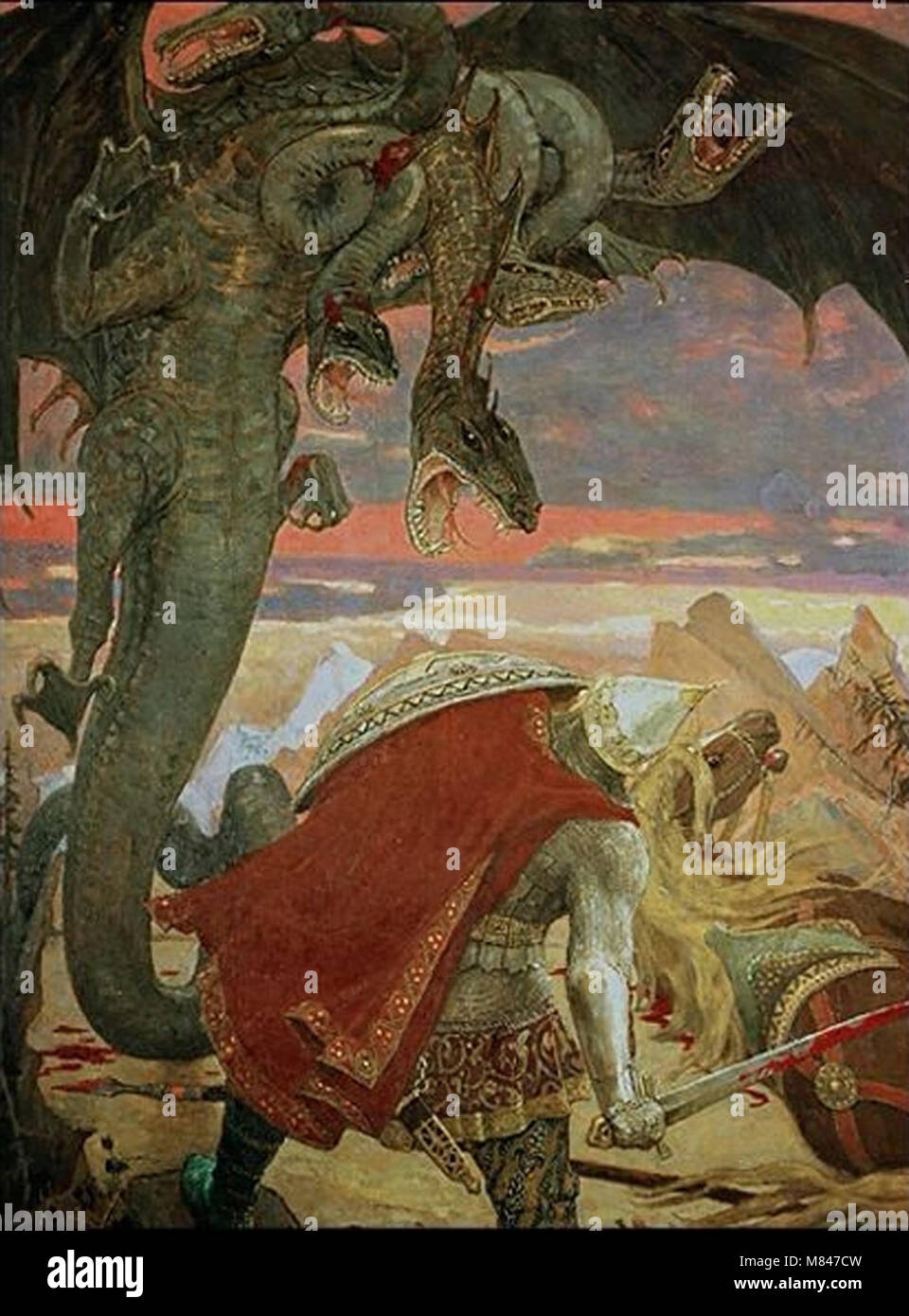 Ivan Bilibin Jakovlevich vintage Abbildung Stockfotografie Alamy