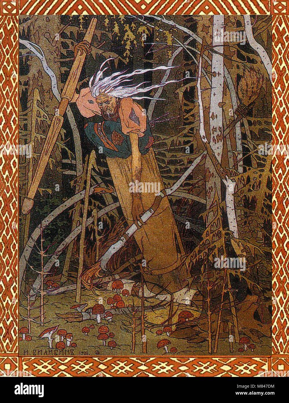Ivan Bilibin Jakovlevich vintage Abbildung Stockfotografie Alamy