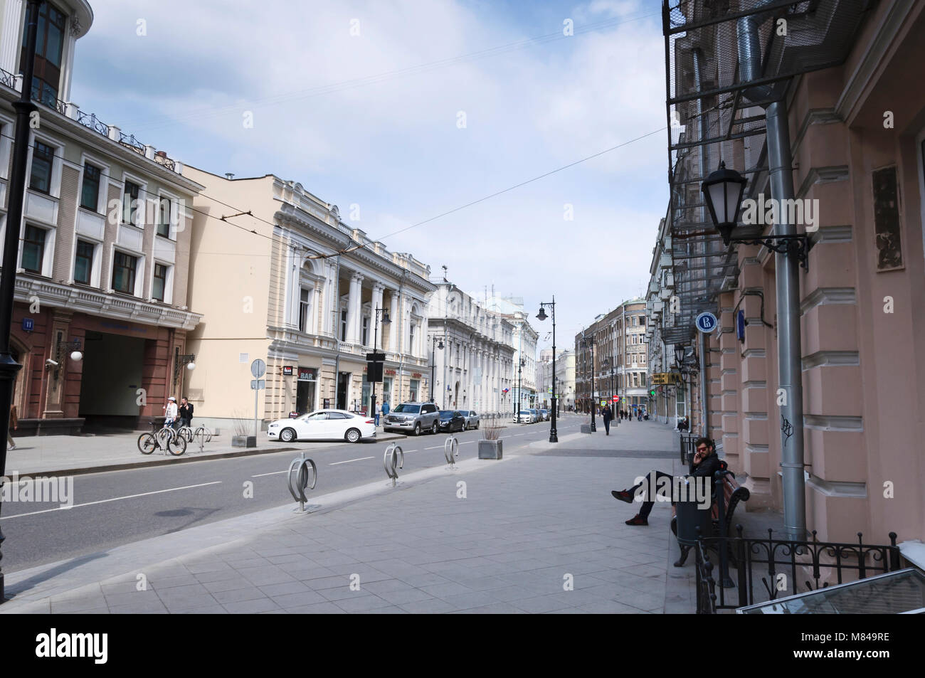 Moskauer Straßen Stockfoto