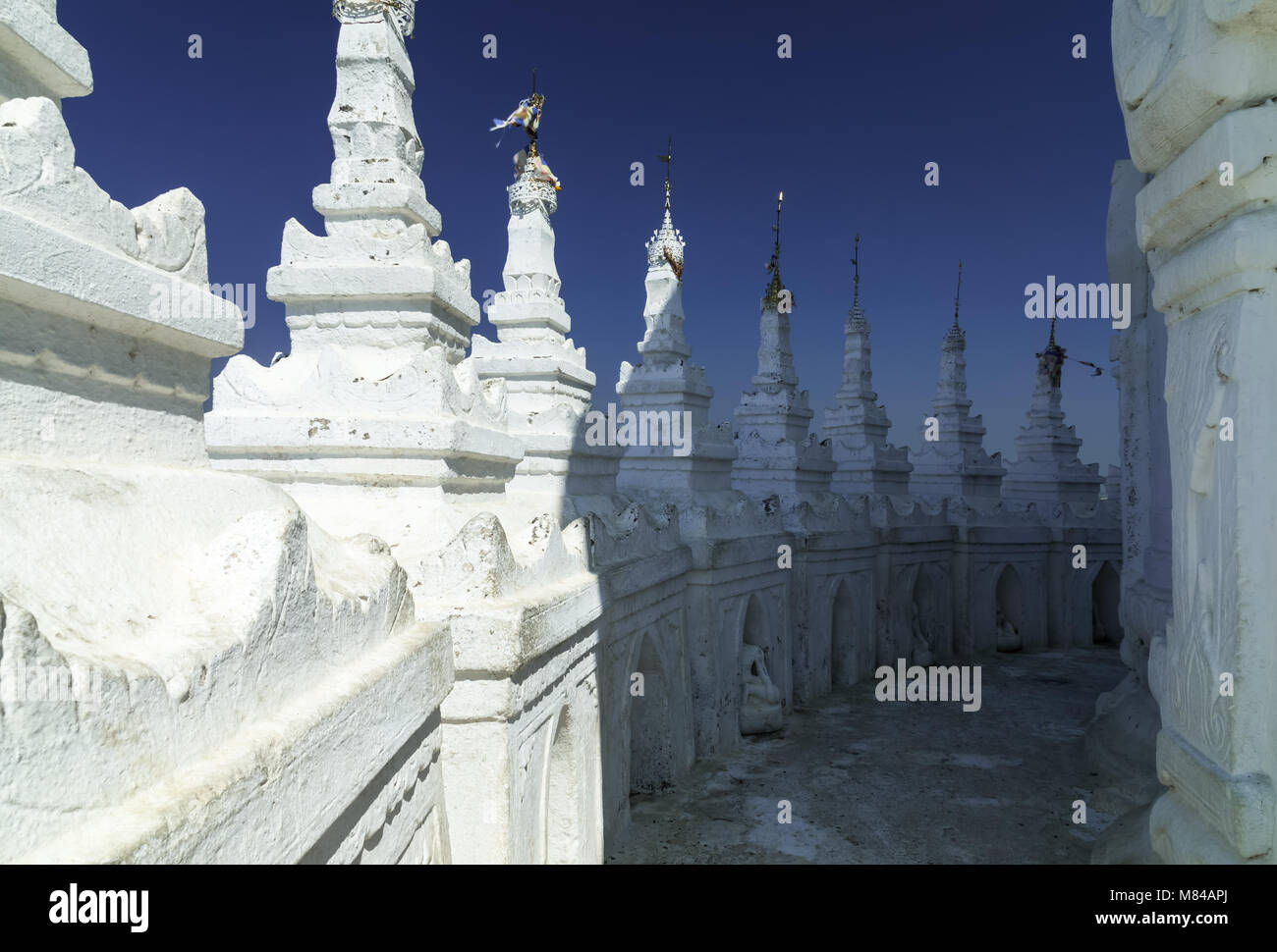 Mya Thein Tan Pagode, Mingun, Myanmar Stockfoto