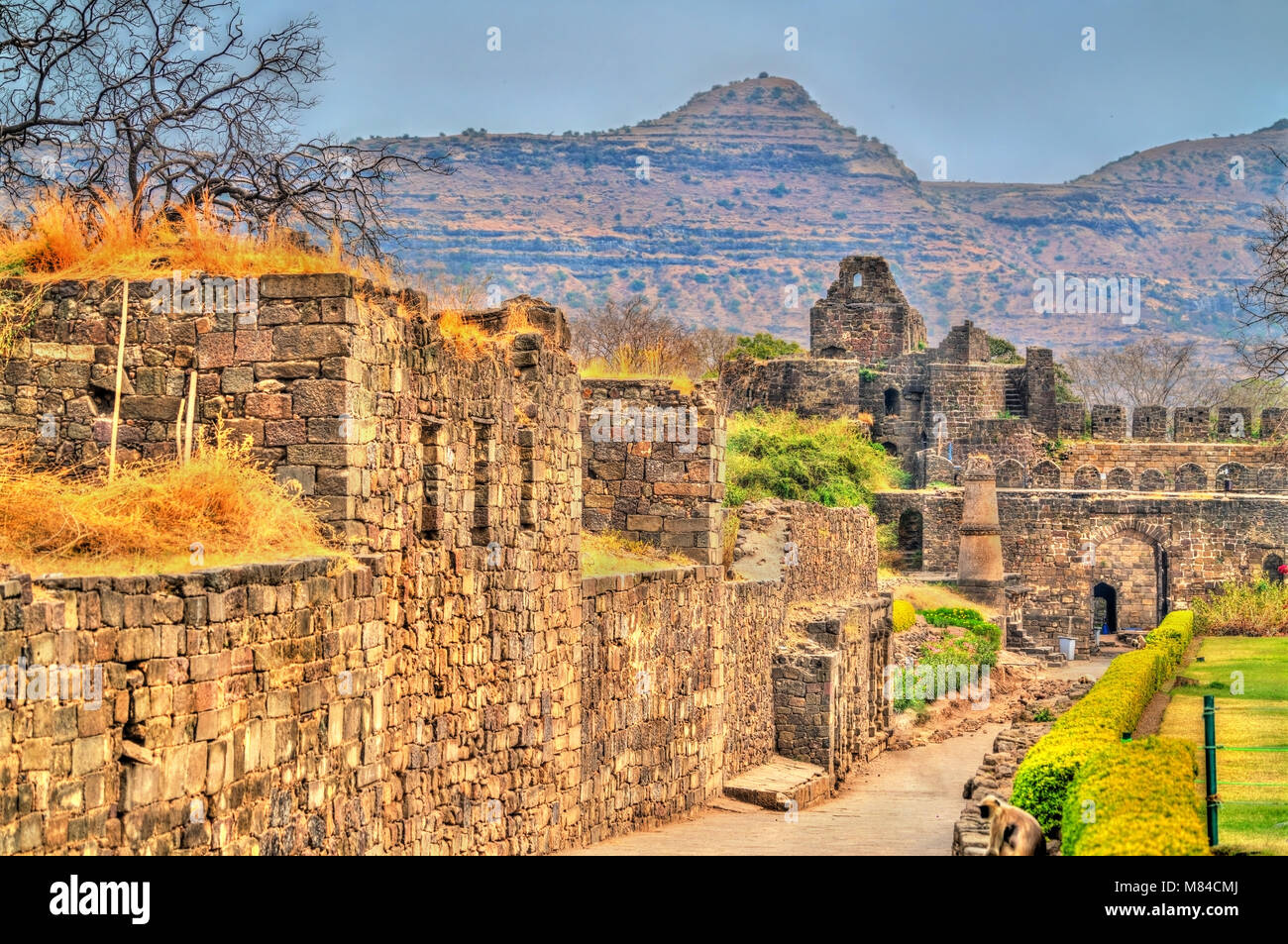 Devagiri Fort in Daulatabad, Maharashtra, Indien Stockfoto