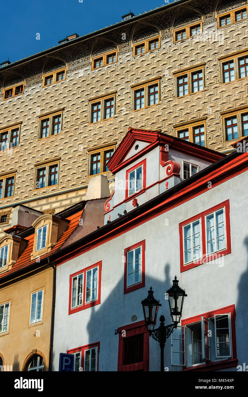 Schwarzenberg-Palais, Prag, Tschechische Republik Stockfoto