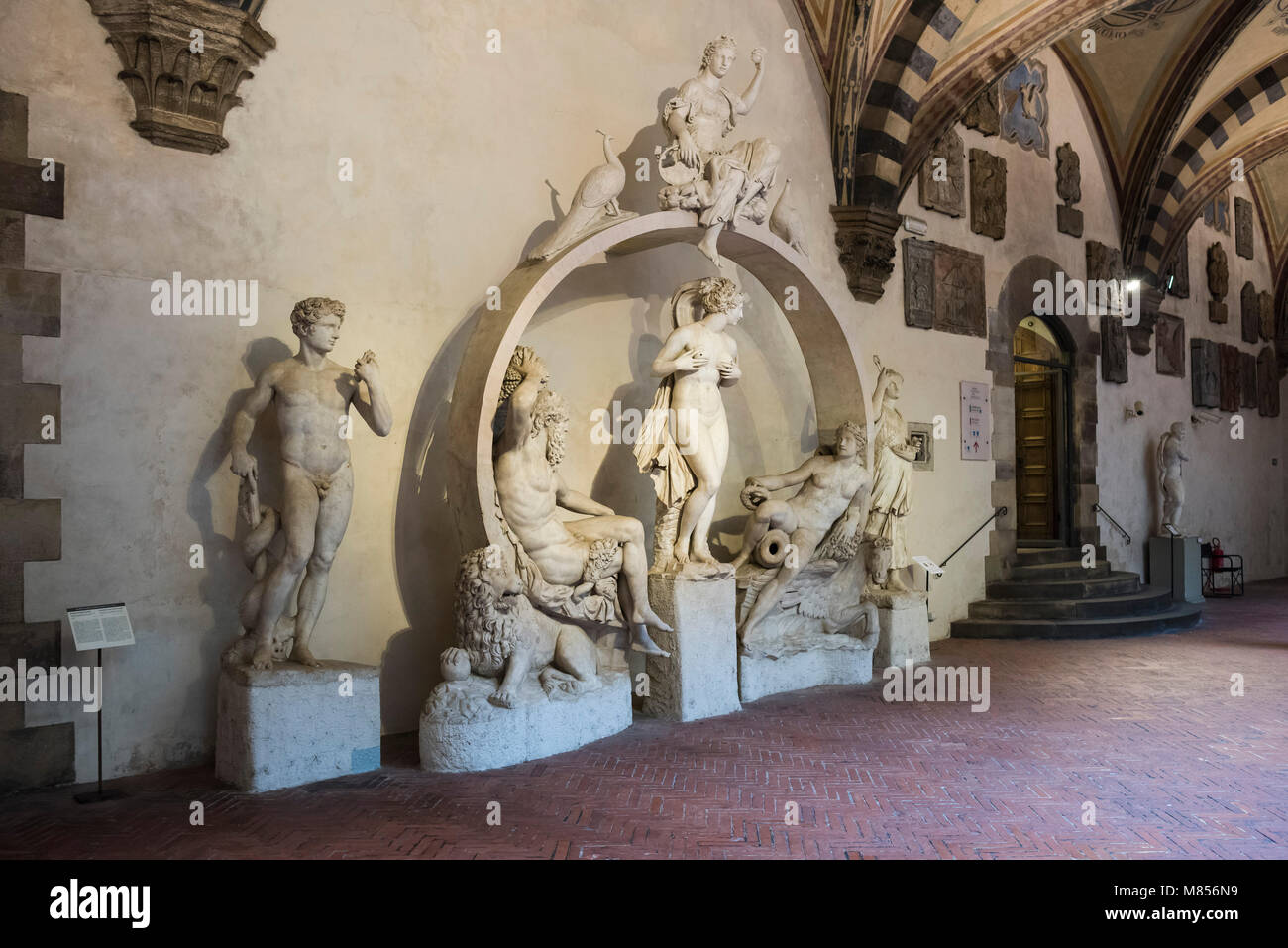 Florenz. Italien. Brunnen für die Sala Grande, 1556-1561, von Bartolomeo Ammannati (1511-1592), Museo Nazionale del Bargello. Von Cosimo in Auftrag gegeben ICH Stockfoto