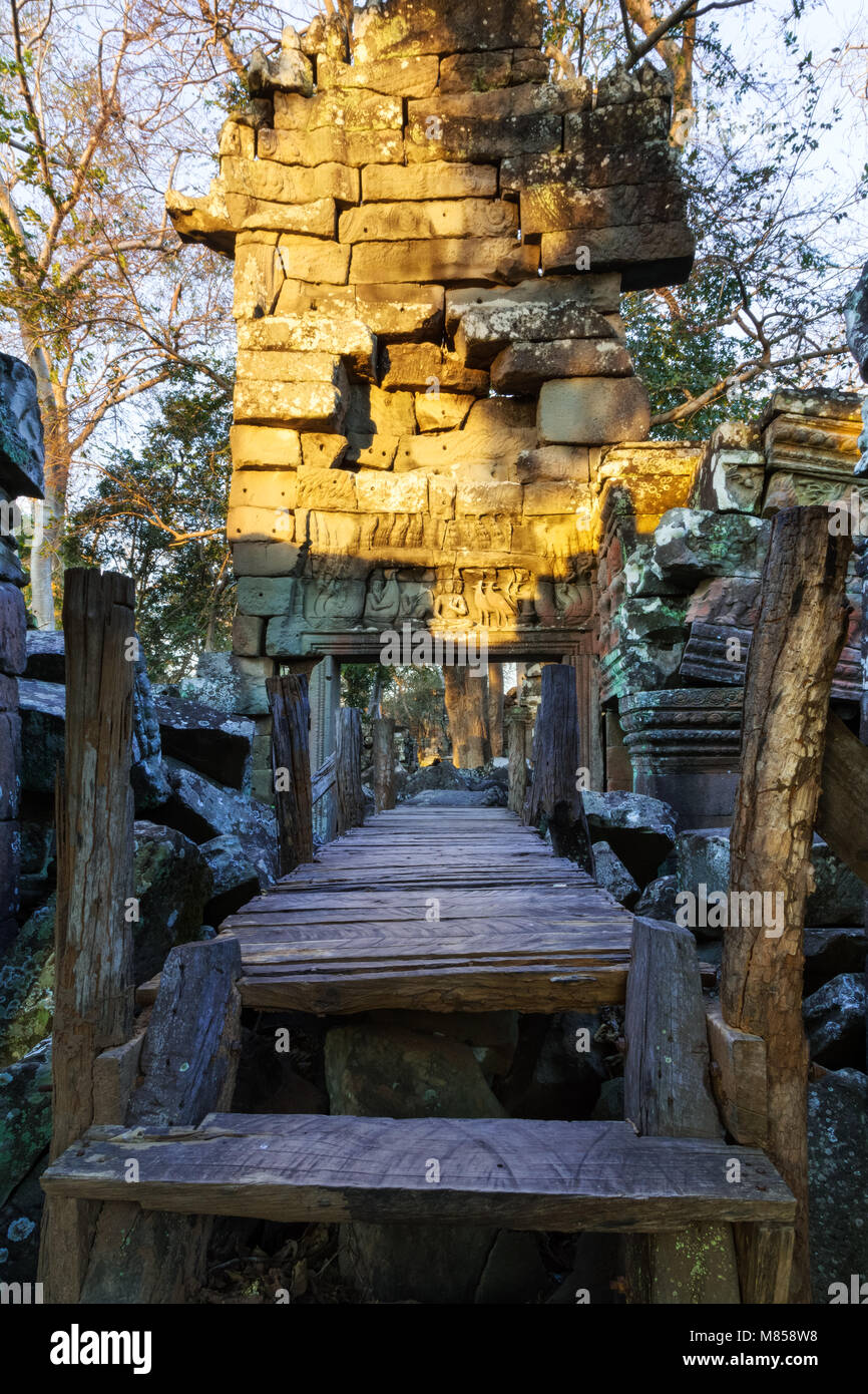Banteay Chhmar Tempel, Kambodscha Stockfoto