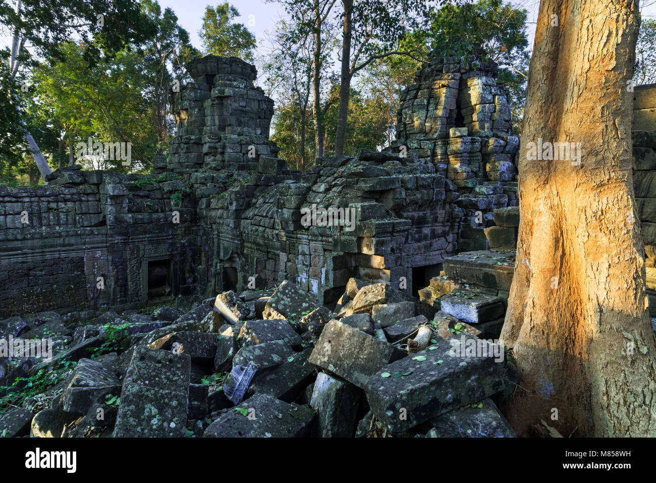 Banteay Chhmar Tempel, Kambodscha Stockfoto