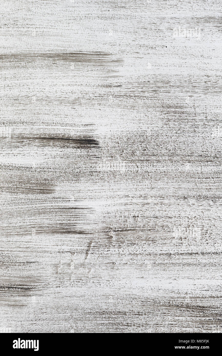 Schwarzes und weißes Licht Holz Textur, Grunge Textur. Abstrakte Tapeten. Stockfoto