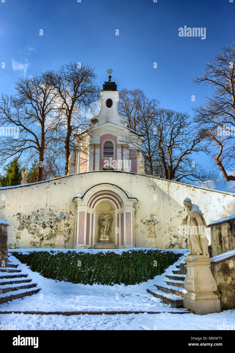 Stift Heiligenkreuz in Niederösterreich Stockfoto