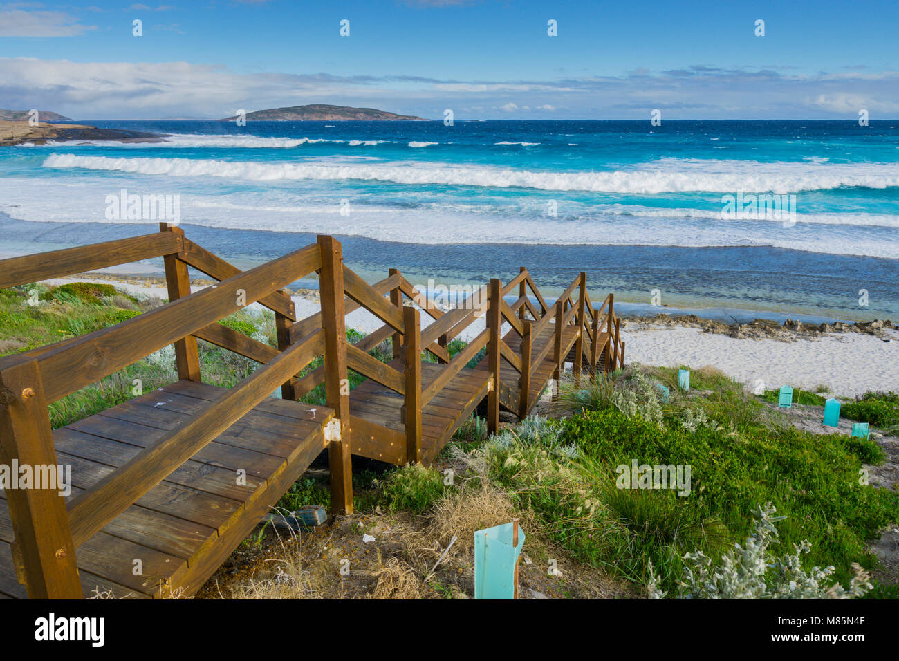 Lachs Strand an der Great Ocean Drive, Esperance WA Stockfoto