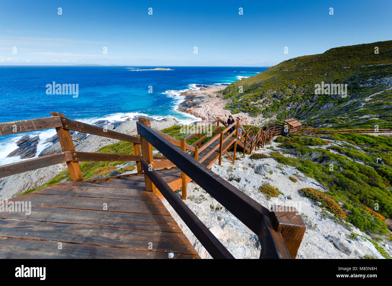 Aussichtspunkt, Great Ocean Drive Esperance WA Stockfoto