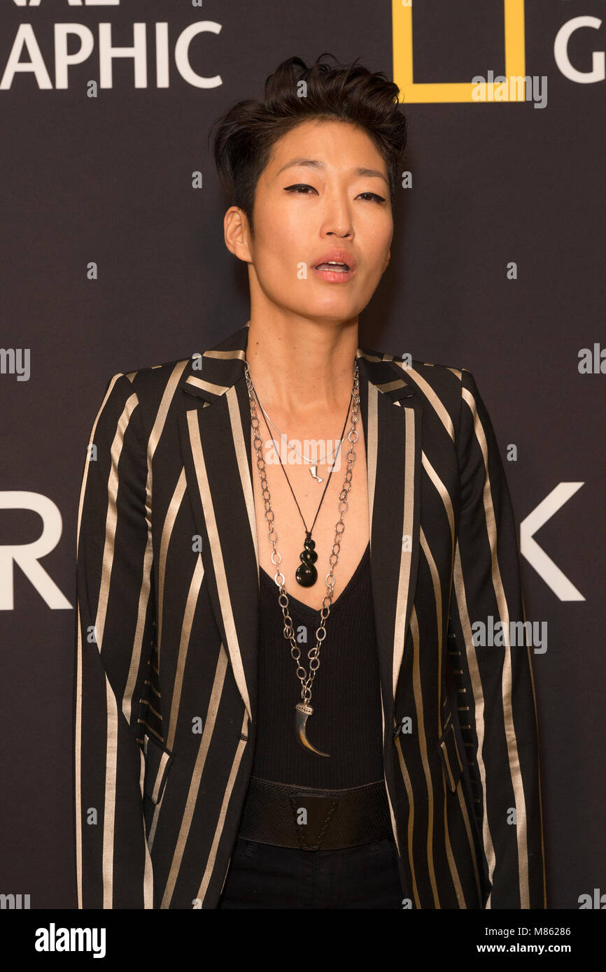 New York, NY - 14. März 2018: Jihae Kim besucht National Geographic Weltpremiere von einem seltsamen Rock in der Alice Tully Hall Kredit: Lev radin/Alamy leben Nachrichten Stockfoto