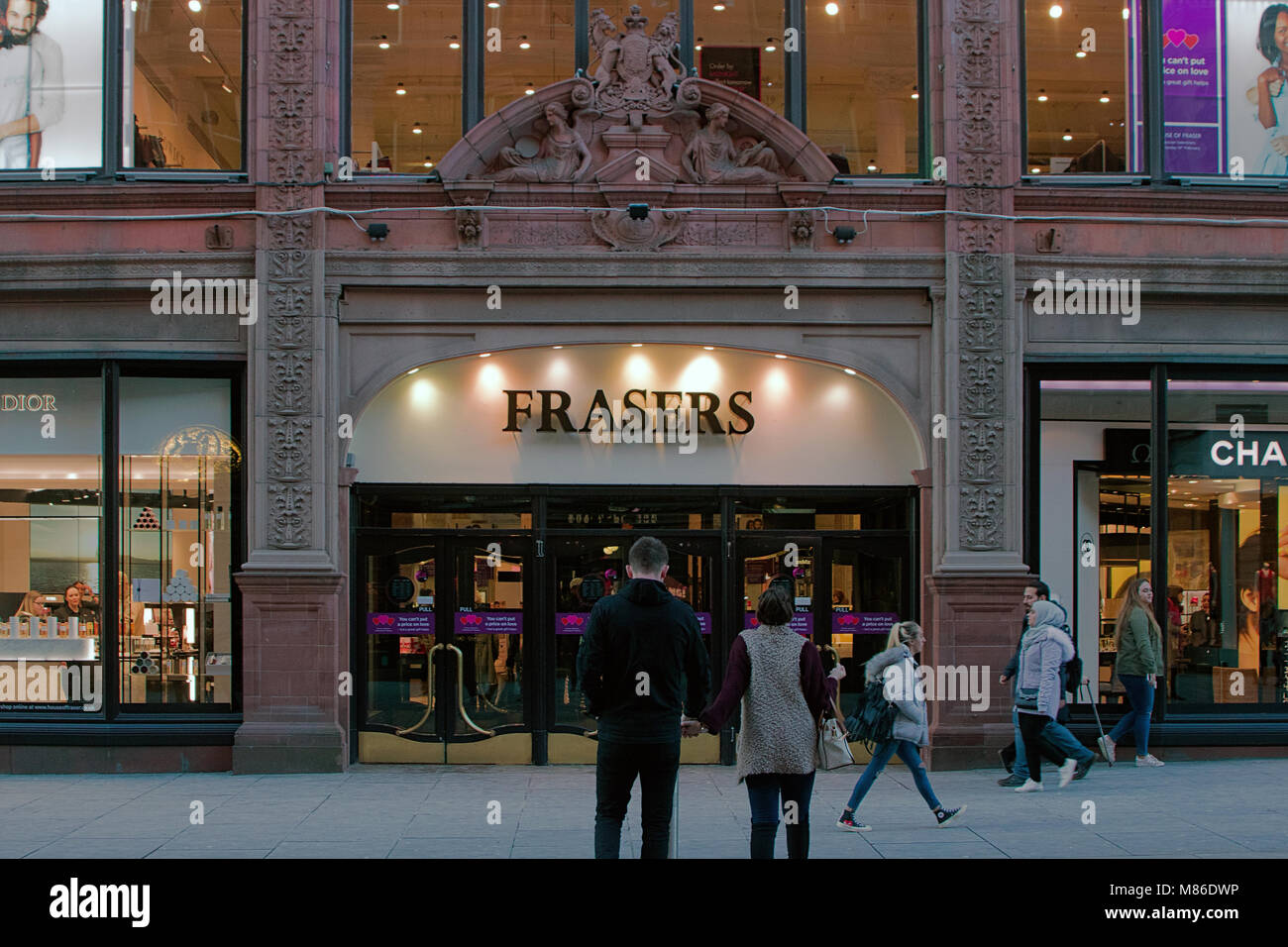 Frasers Department Store Glasgow Stockfotos & Frasers Department Store
