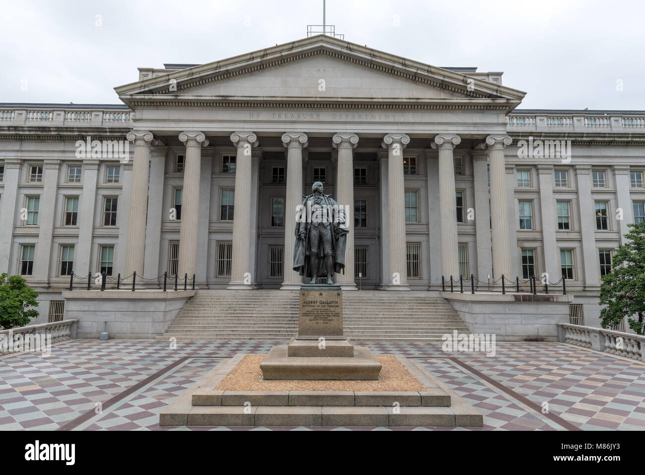 US Treasury Department an der Pennsylvania Avenue, Washington DC, USA Stockfoto