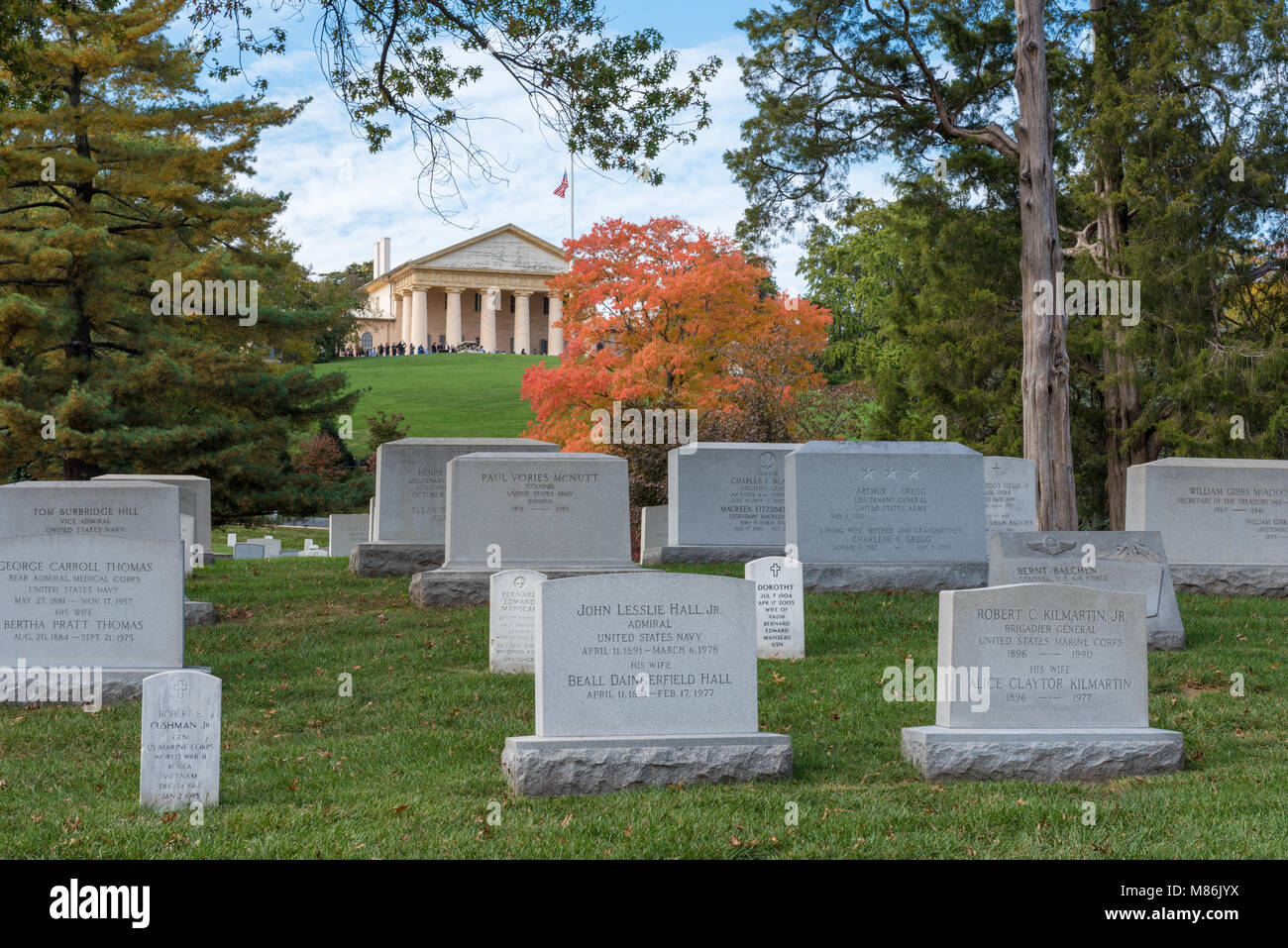 Arlington house, the robert e. Robert E Lee Mansion . Arlington House Robert E Lee Haus In Arlington National Cemetery In Der Nahe Von Washington Dc Usa Stockfotografie Alamy