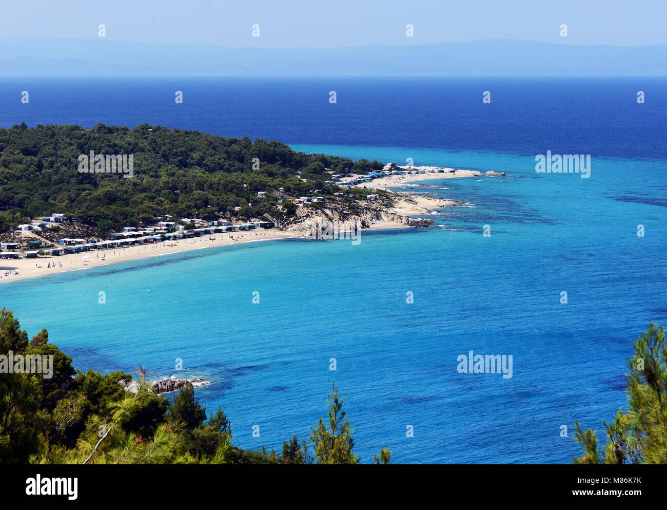 Platanitsi wilden Strand in Sithonia, Chalkidiki Stockfotografie Alamy