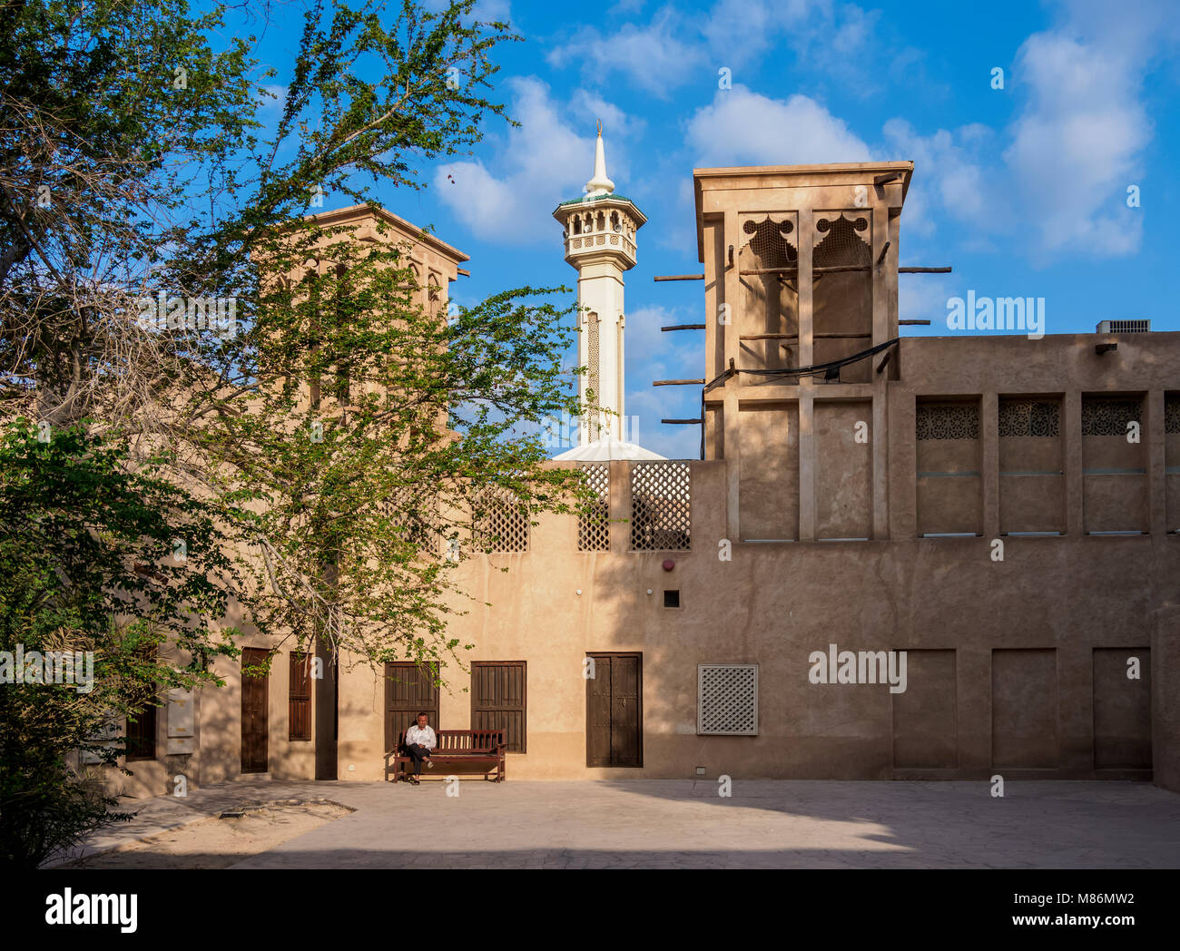 Al Fahidi im Historischen Viertel, Dubai, Vereinigte Arabische Emirate Stockfoto