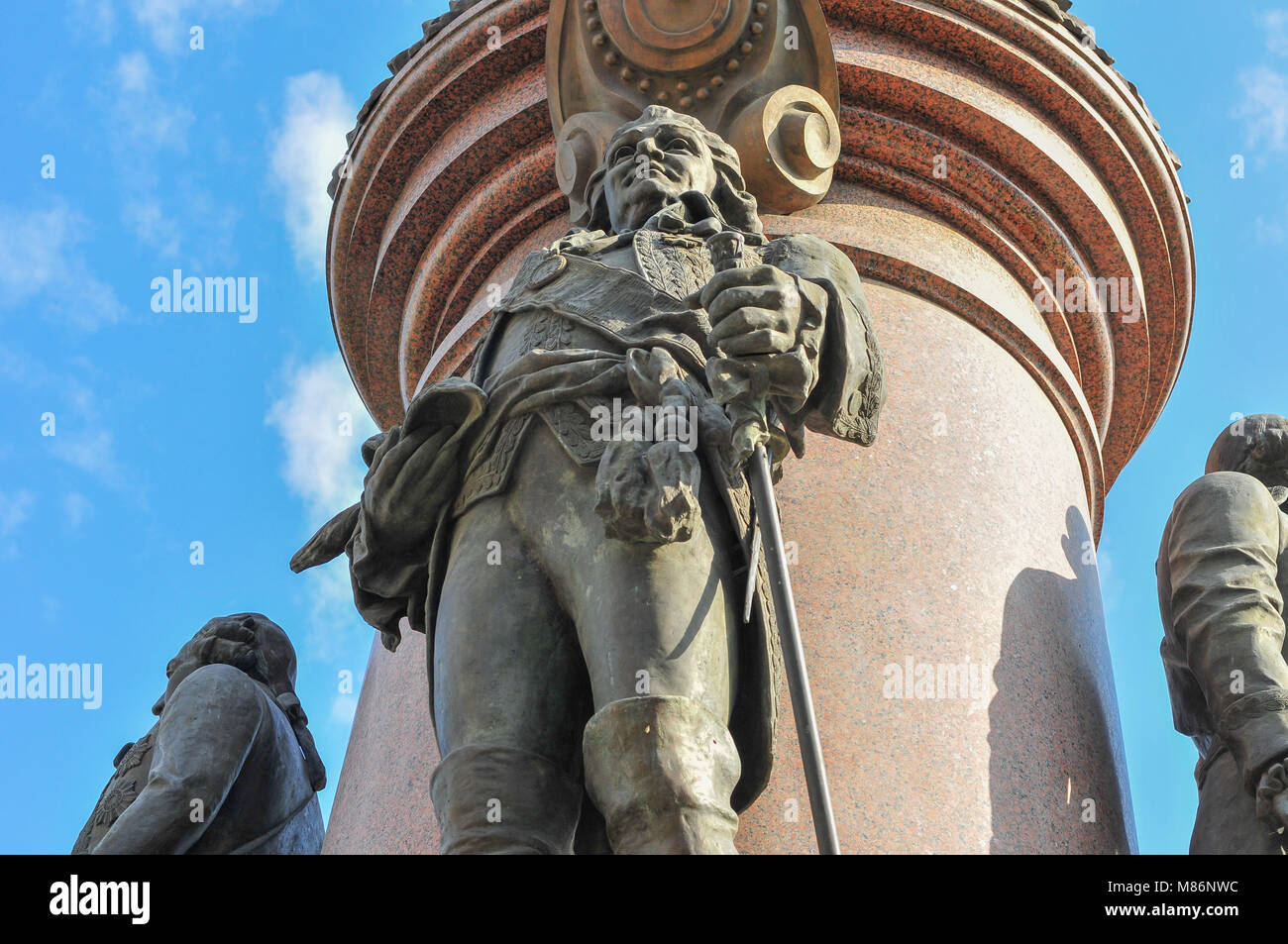 Denkmal für Katharina II. die Große und die Gründer von Odessa in Odessa, Ukraine. Es wurde im Jahre 1900 gebaut. Im Jahre 1920 wurde es von Communis abgebaut Stockfoto