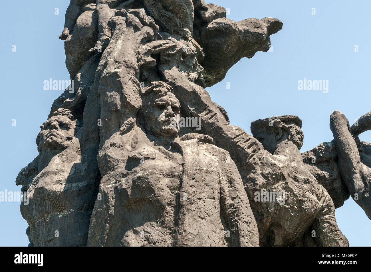 Babi Yar Denkmal. Babi Jar ist eine Schlucht in der ukrainischen Hauptstadt Kiew und eine Seite von einer Reihe von Massakern, die von den Nazis durchgeführt während ihrer Campai Stockfoto