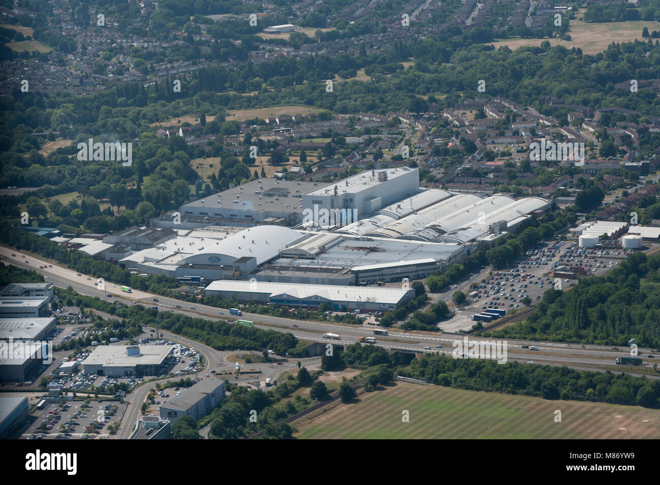 Ford Transit Montagewerk, Swaythling, Southampton Stockfoto