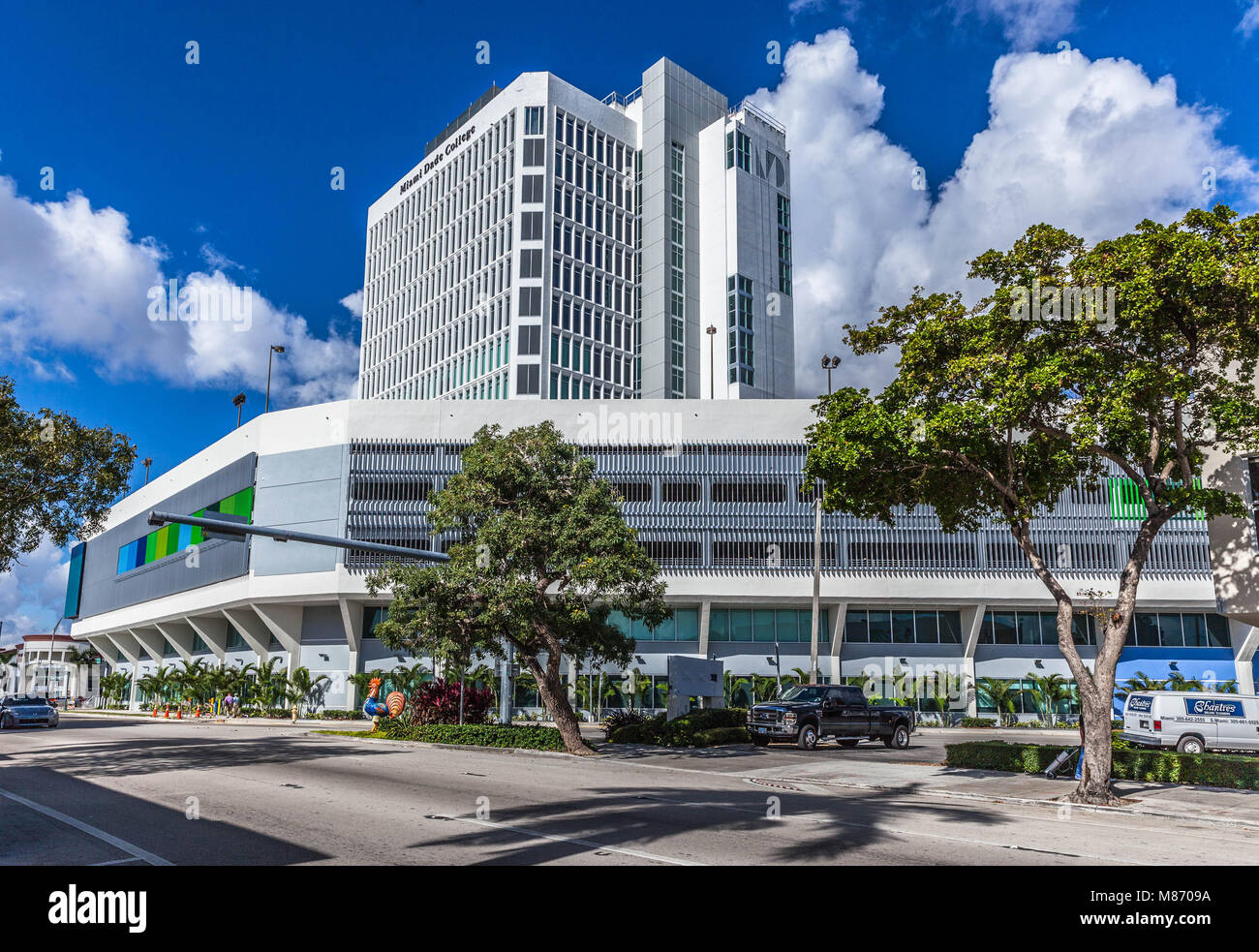 Miami Dade Campus Interamerican Campus, Little Havana, 627 SW 27 Ave, Miami, FL 33135, USA. Stockfoto
