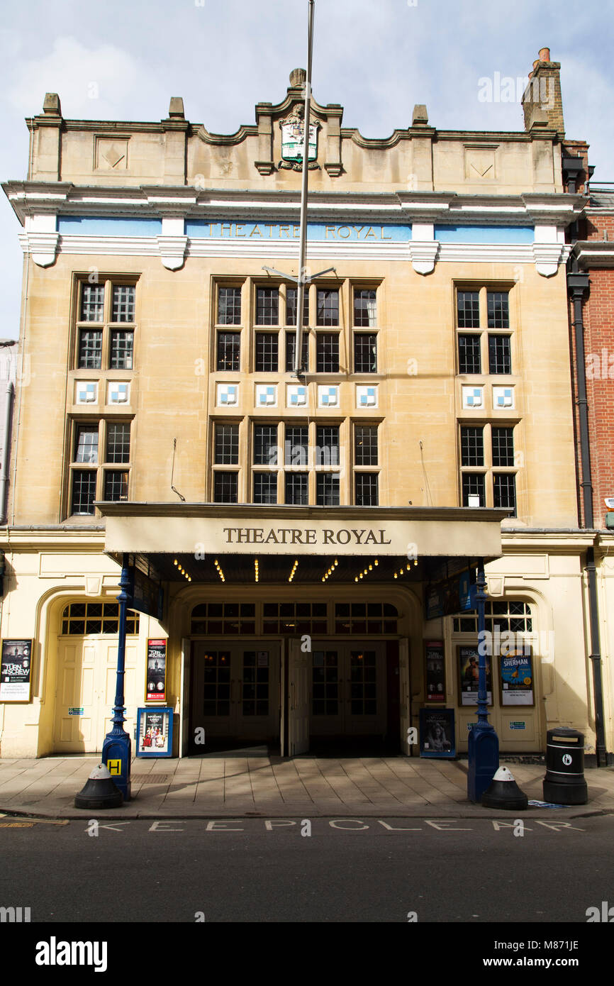 Das Theatre Royal Windsor in England. Das Theater ist das einzige in Großbritannien, die noch nicht subventionierten ist Gastgeber Leistungen rund um das Jahr. Stockfoto