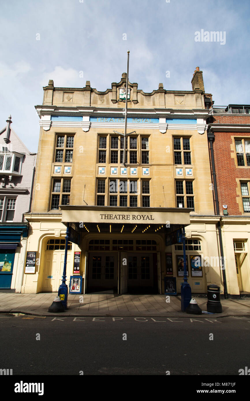 Das Theatre Royal Windsor in England. Das Theater ist das einzige in Großbritannien, die noch nicht subventionierten ist Gastgeber Leistungen rund um das Jahr. Stockfoto