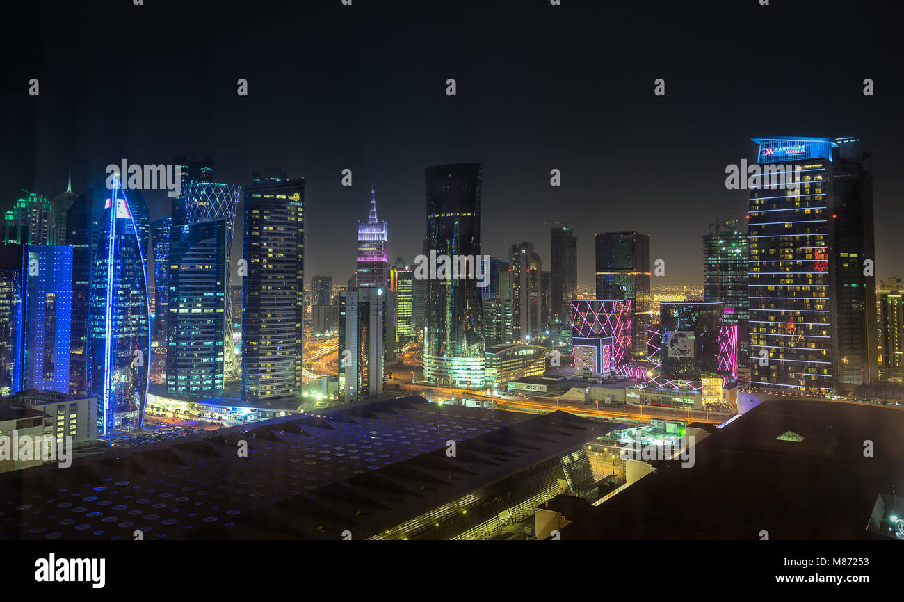 Doha-Katar Stockfoto