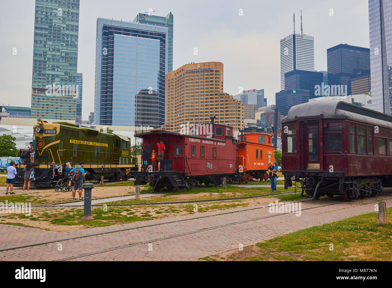 Toronto Railway Museum, John Street Roundhouse, Toronto, Ontario, Kanada Stockfoto
