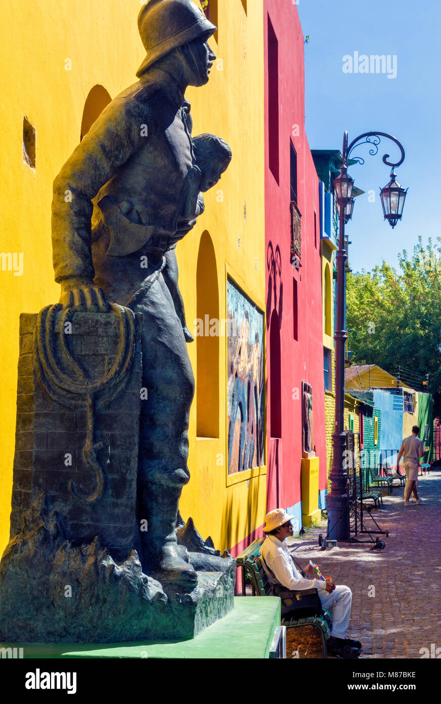 Caminito, La Boca. Buenos Aires, Argentinien Stockfoto