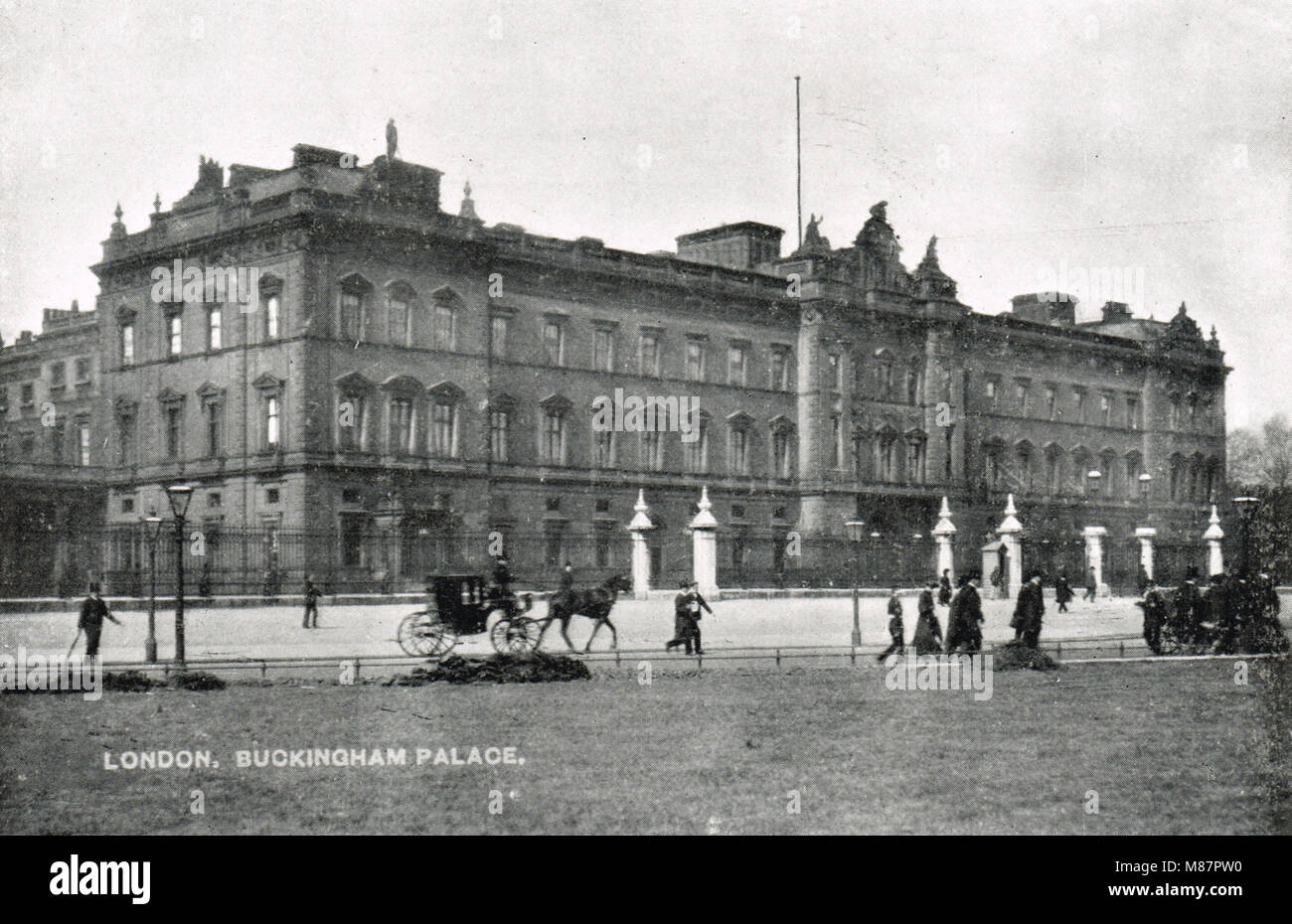 Buckingham Palace, London, England, ca. 1905 Stockfoto