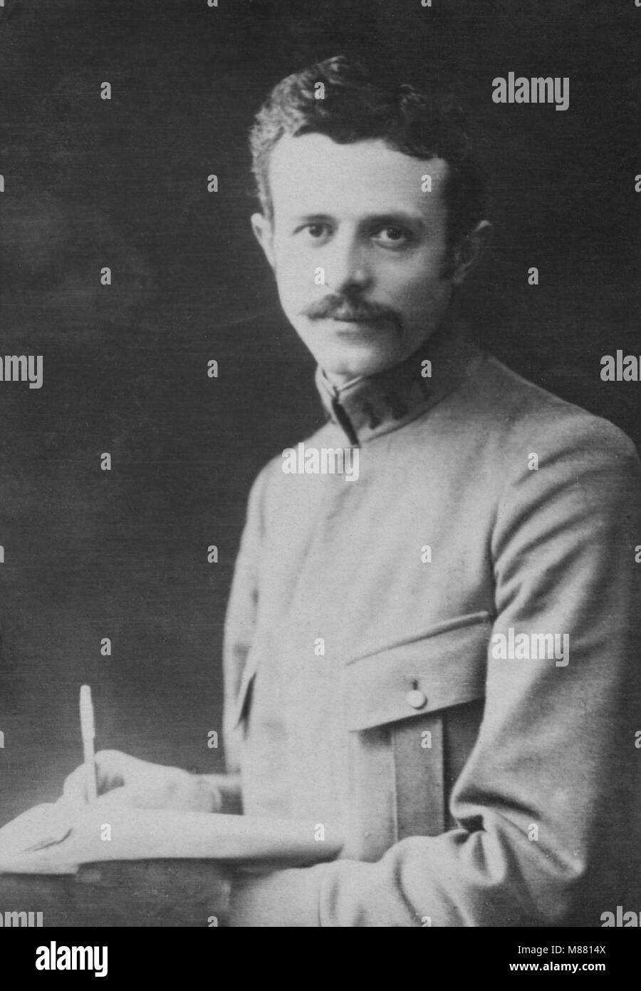 Portrait von Lucien Jonas (1880-1947) Maler - anonyme Fotografie Stockfoto