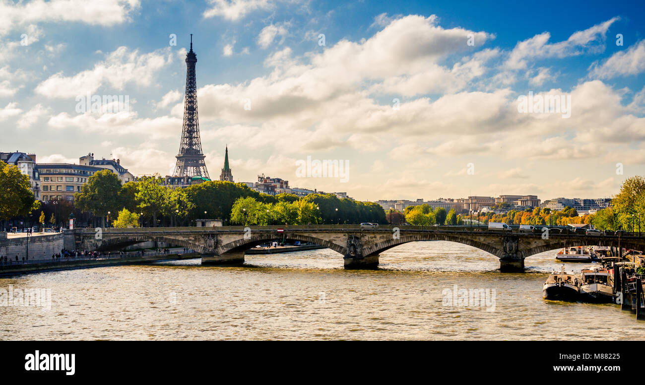 Eiffelturm in Paris, Frankreich Stockfoto