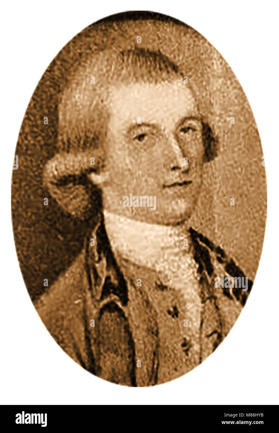 1772 Porträt von William White (1748-1836 Bischof von Pennsylvania) 1748-1836 - eine der 'MAkers von Amerika. Stockfoto