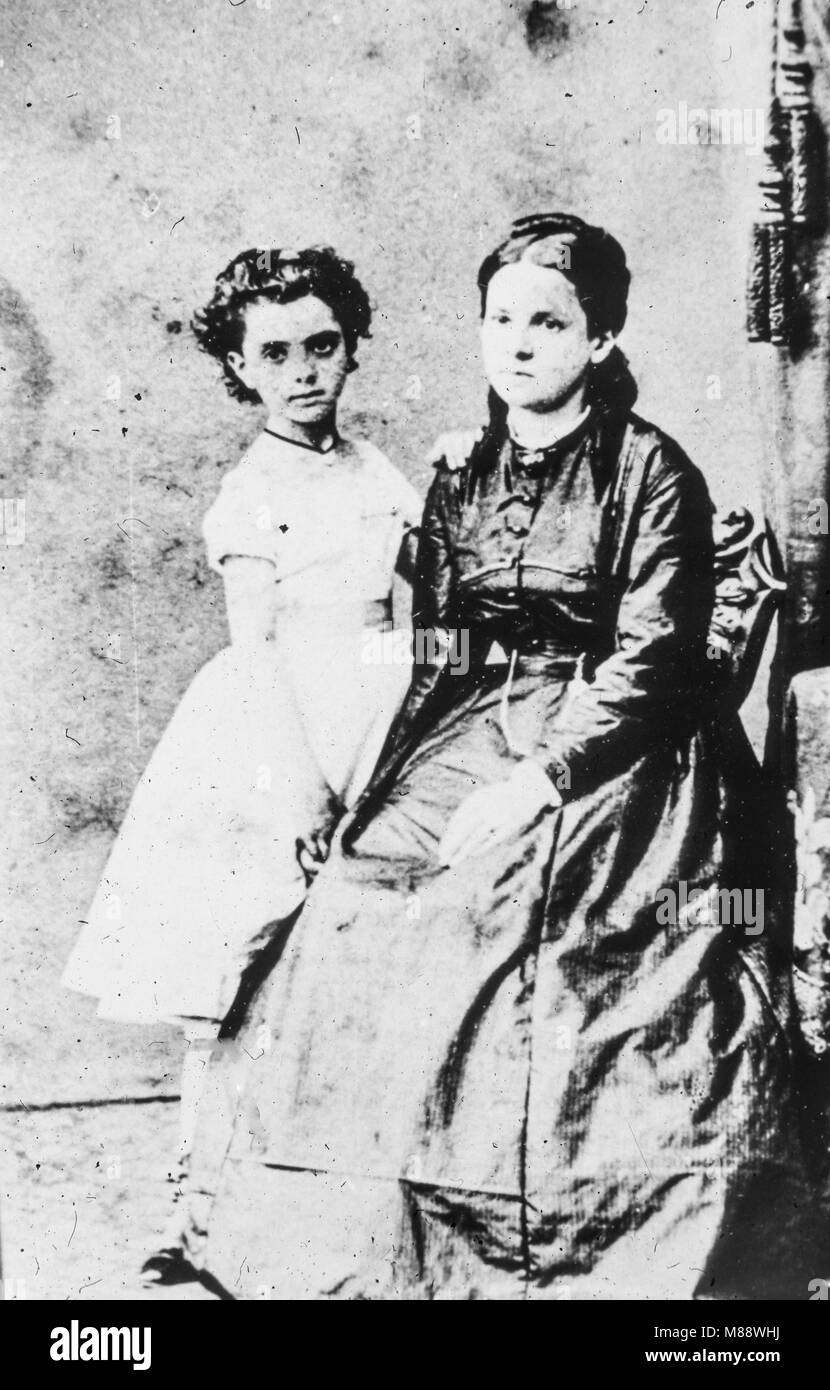 Jenny Marx und Jenny von Westphalen, Karl Marx' Tochter und Frau Stockfoto