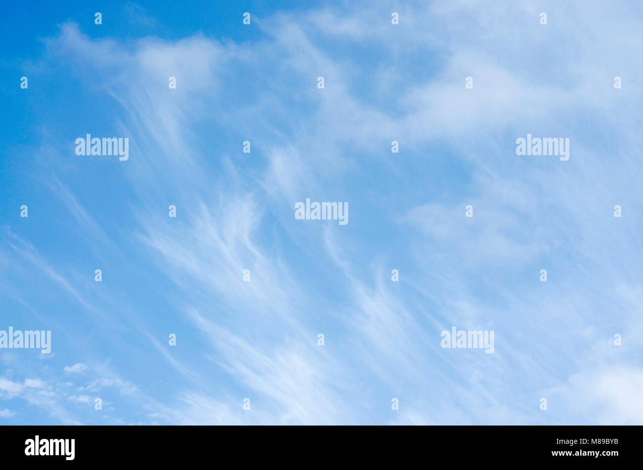 Blue Sky von Melbourne, Australien. Stockfoto