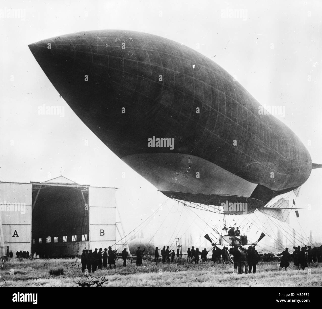 Luftschiff, WWI, 1907 Stockfoto