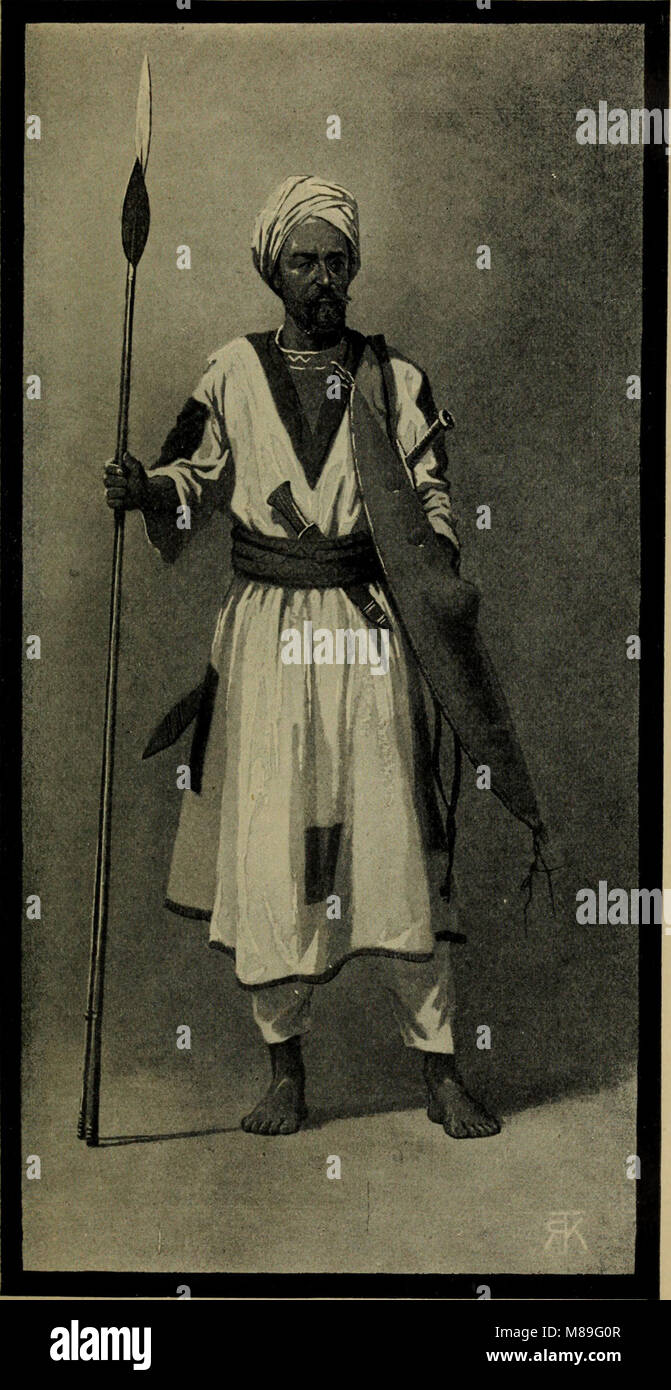 "Feuer und Schwert im Sudan" ist eine persönliche Erzählung eines Teilnehmers des sudanesischen Konflikts von 1879-1895. Der Bericht beschreibt seine Erfahrungen im Kampf und im Dienst unter den Derwischen und wirft Licht auf die Herausforderungen dieser Zeit und den historischen Kontext. Stockfoto