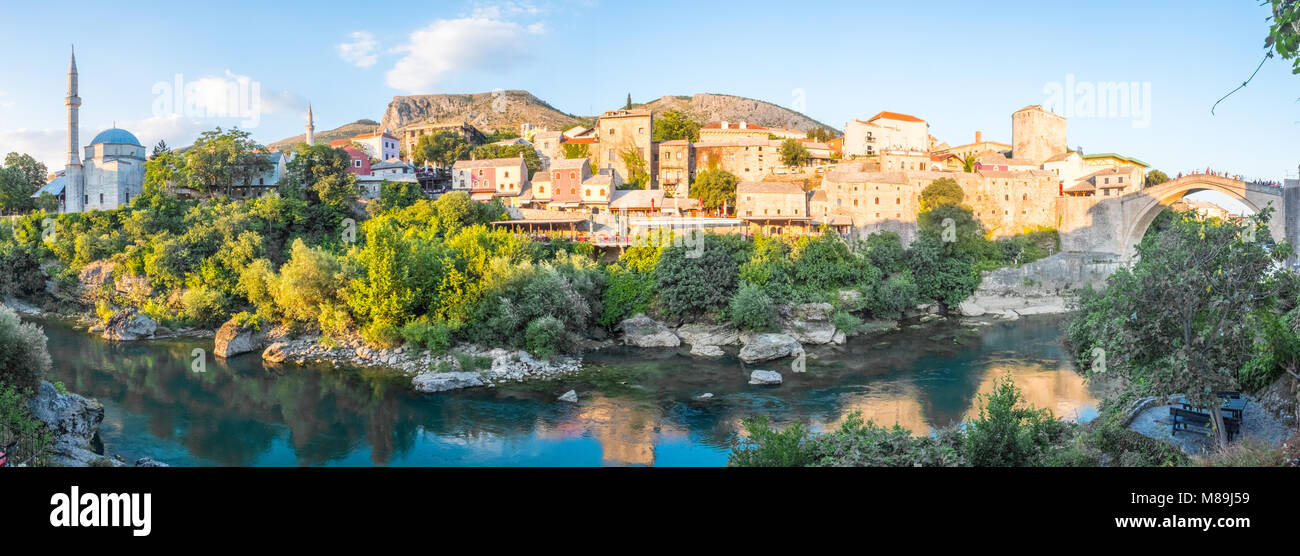 Stadt Mostar, Bosnien und Herzegowina Stockfoto