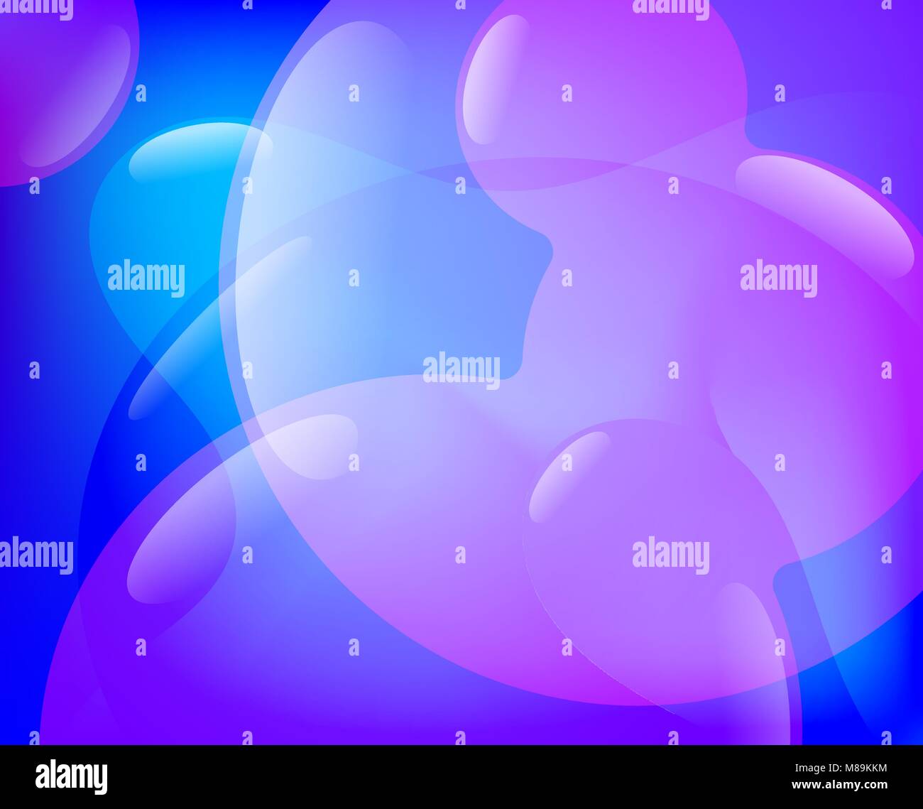 Zusammenfassung Hintergrund mit Blasen und flüssige farbigen Formen Stock Vektor
