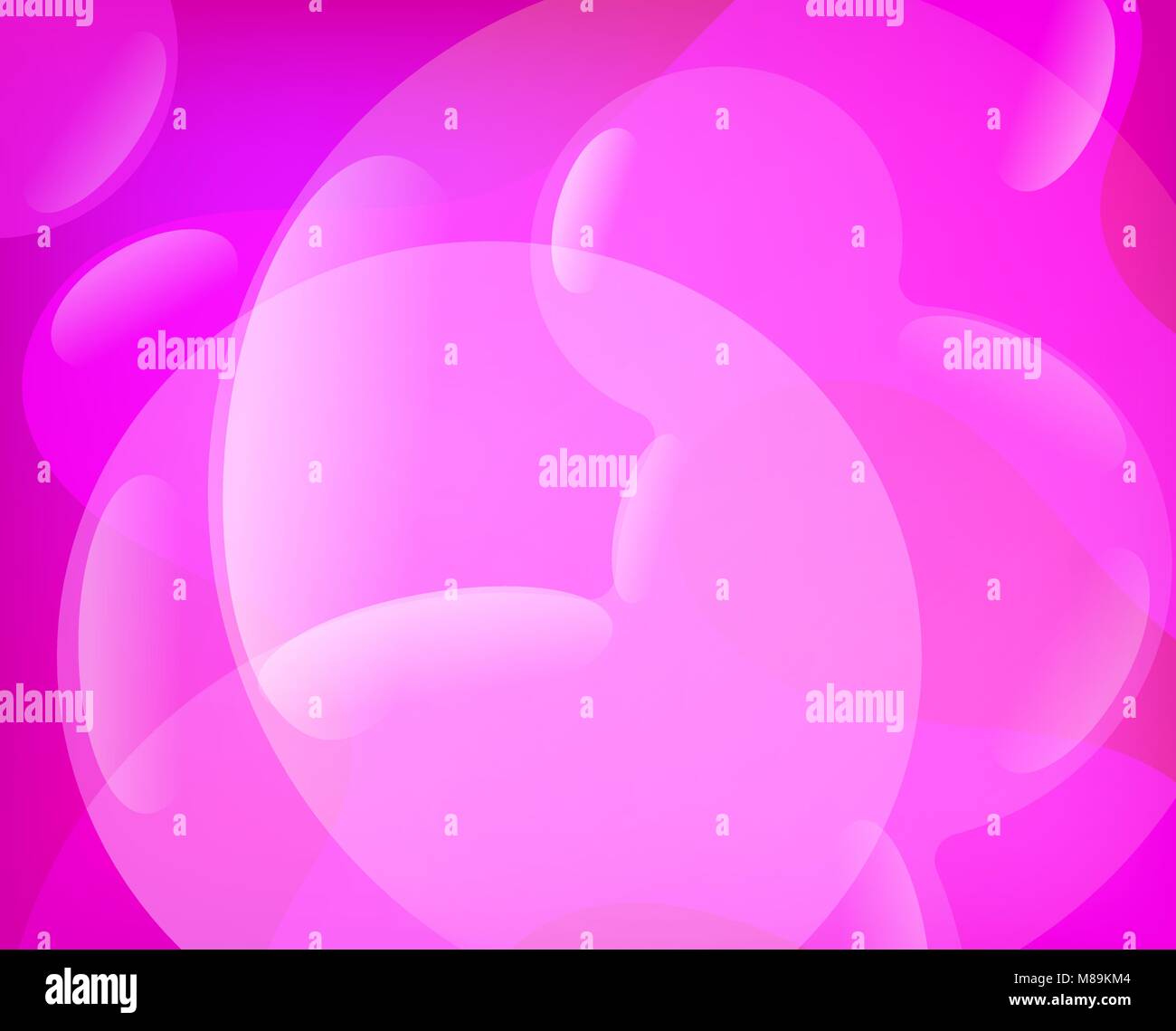 Abstrakte rosa Hintergrund mit Blasen und flüssige farbigen Formen Stock Vektor