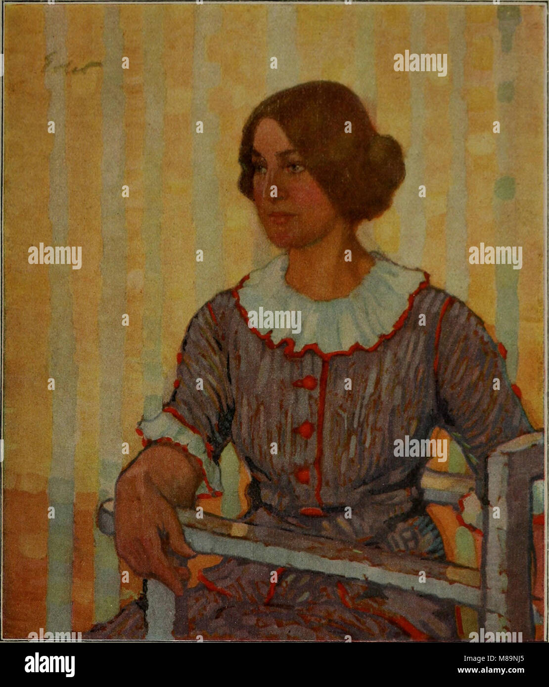 *Fritz Erler* (1921) ist ein biographisches Werk, das sich mit dem deutschen Künstler und seinen Beiträgen zur Welt der Kunst befasst. Der Text untersucht seine künstlerische Karriere, seinen Stil und seine Auswirkungen auf die deutsche Kunstszene im frühen 20. Jahrhundert. Stockfoto